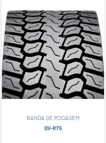 banda de rodagem rodoviário SARECAP DV-RT5