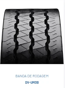 banda de rodagem rodoviário SARECAP DV-UM3B