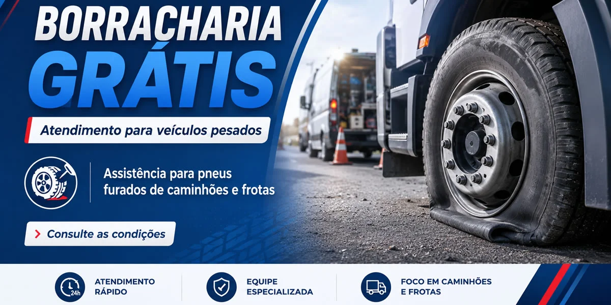 Borracharia Grátis para veículos pesados - S&A Recap